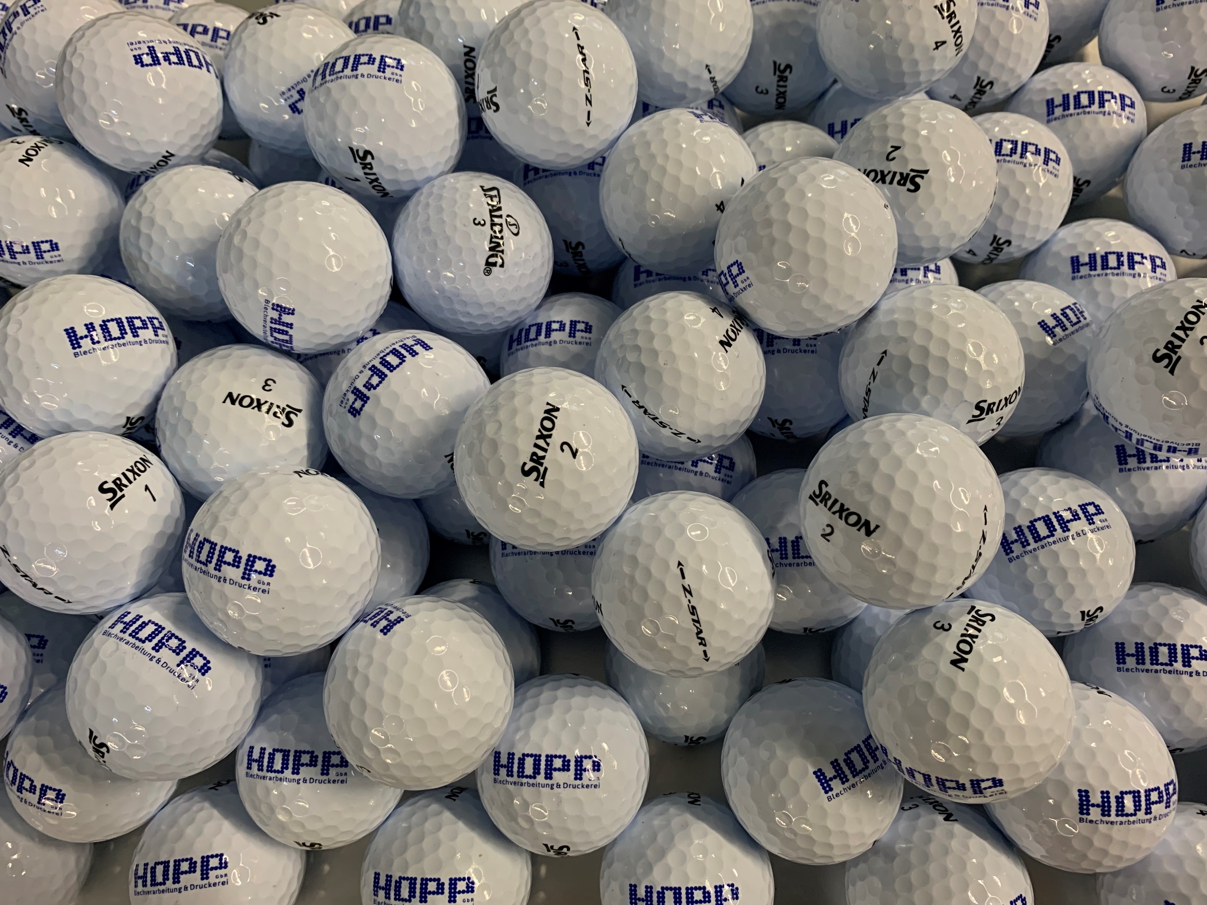 Golfbälle bedruckt