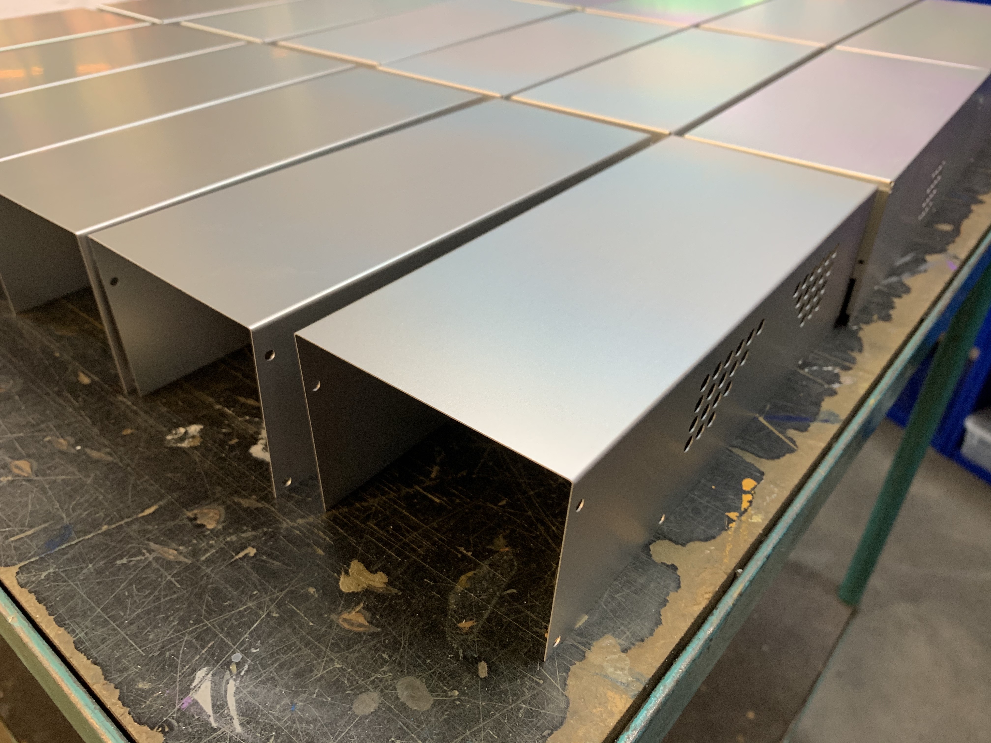 Gehäusedeckel aus 0,5mm Aluminium