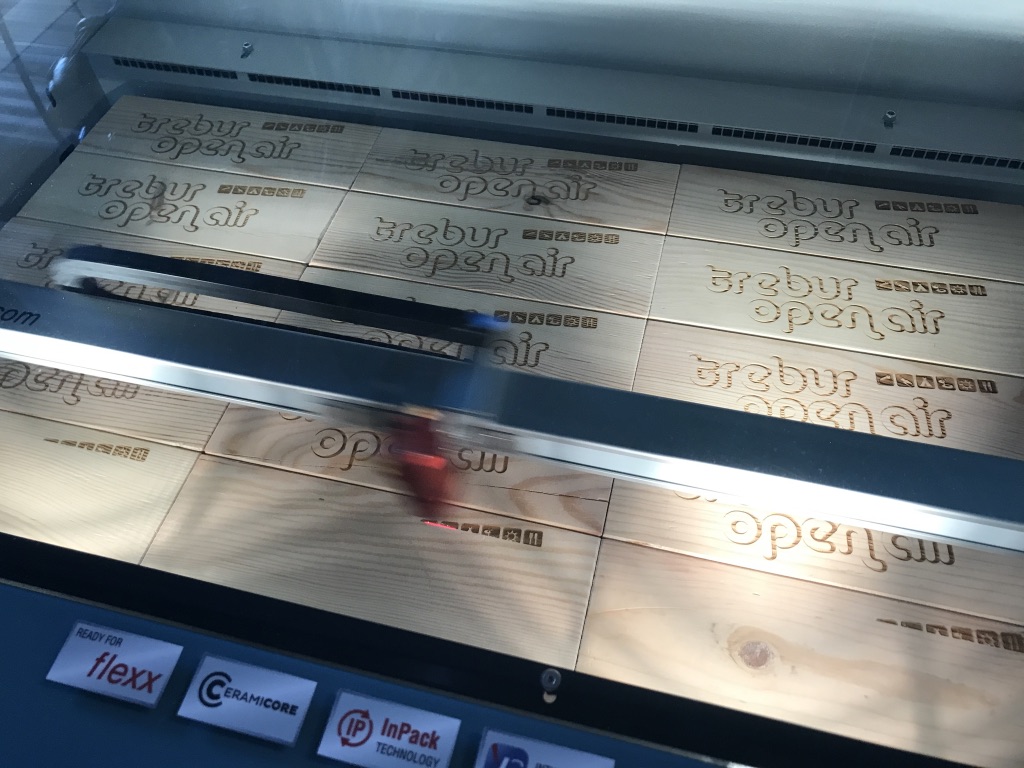 Laserbearbeitung von Holz