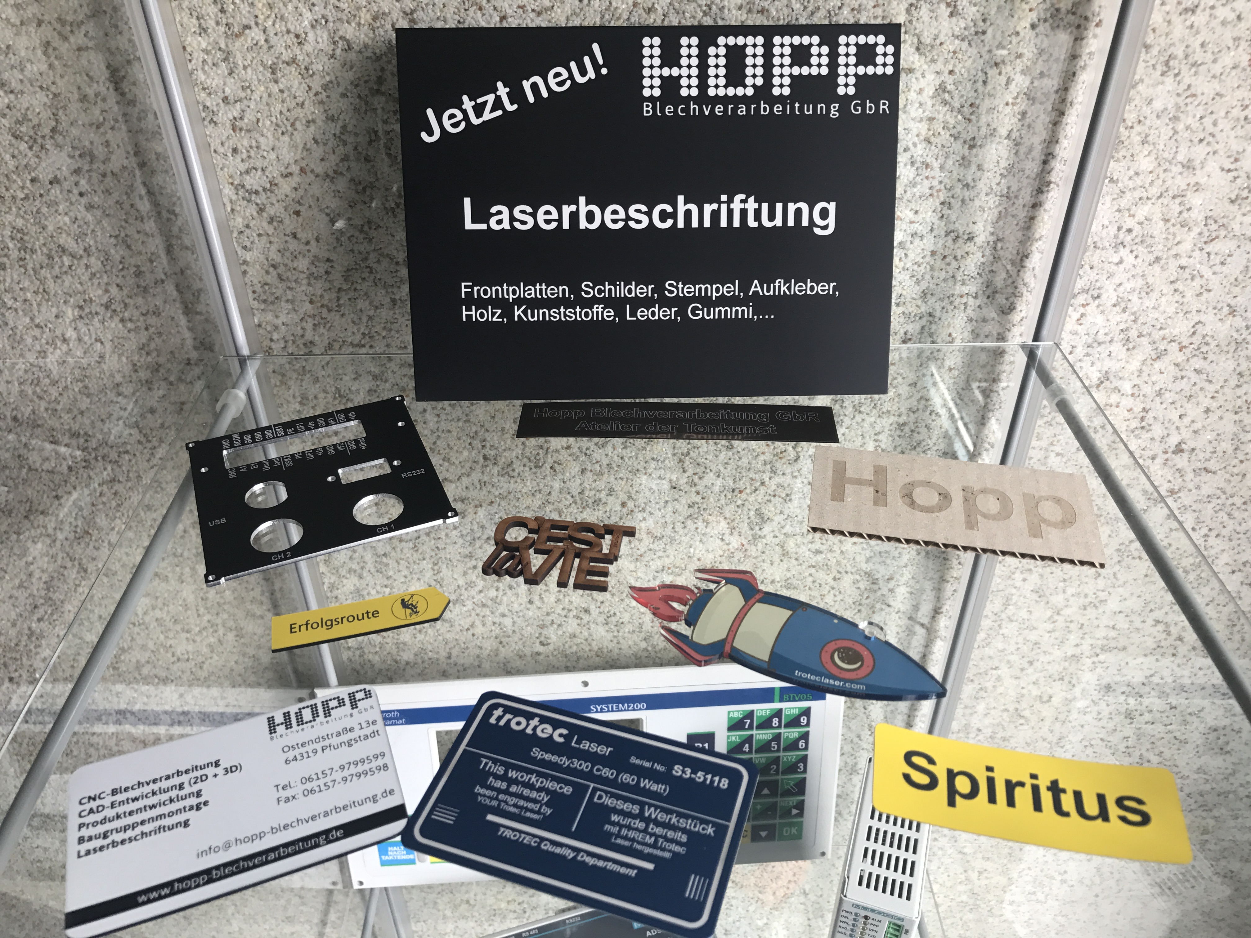 Laserbeschriftung
